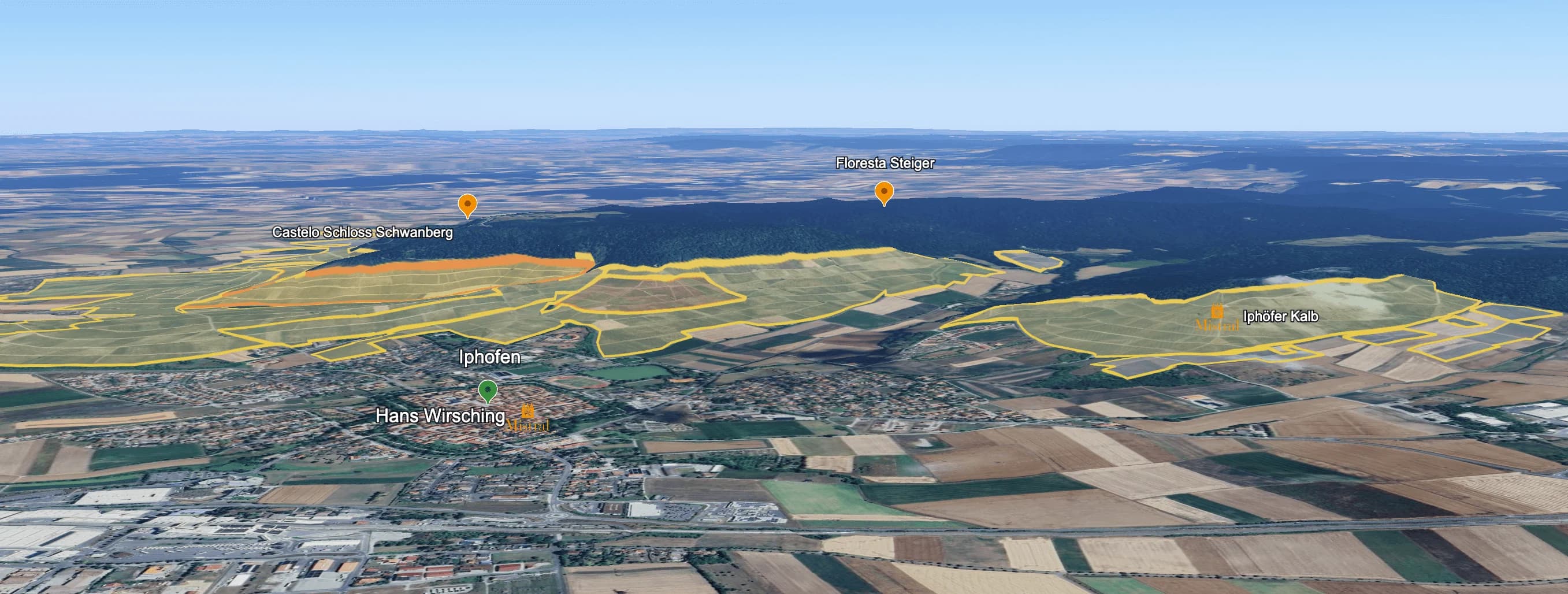 Mapa do terroir - Hans Wirsching Iphöfer Silvaner Trocken 2022