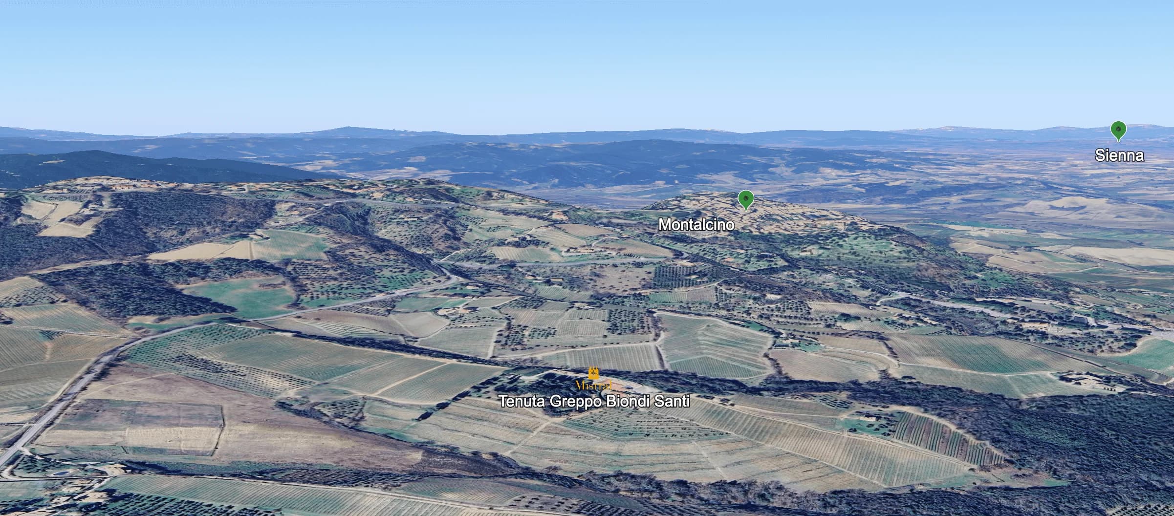 Mapa do terroir - Brunello di Montalcino 2018 - Magnum
