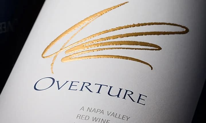 Rótulo Overture - A NAPA VALLEY RED WINE